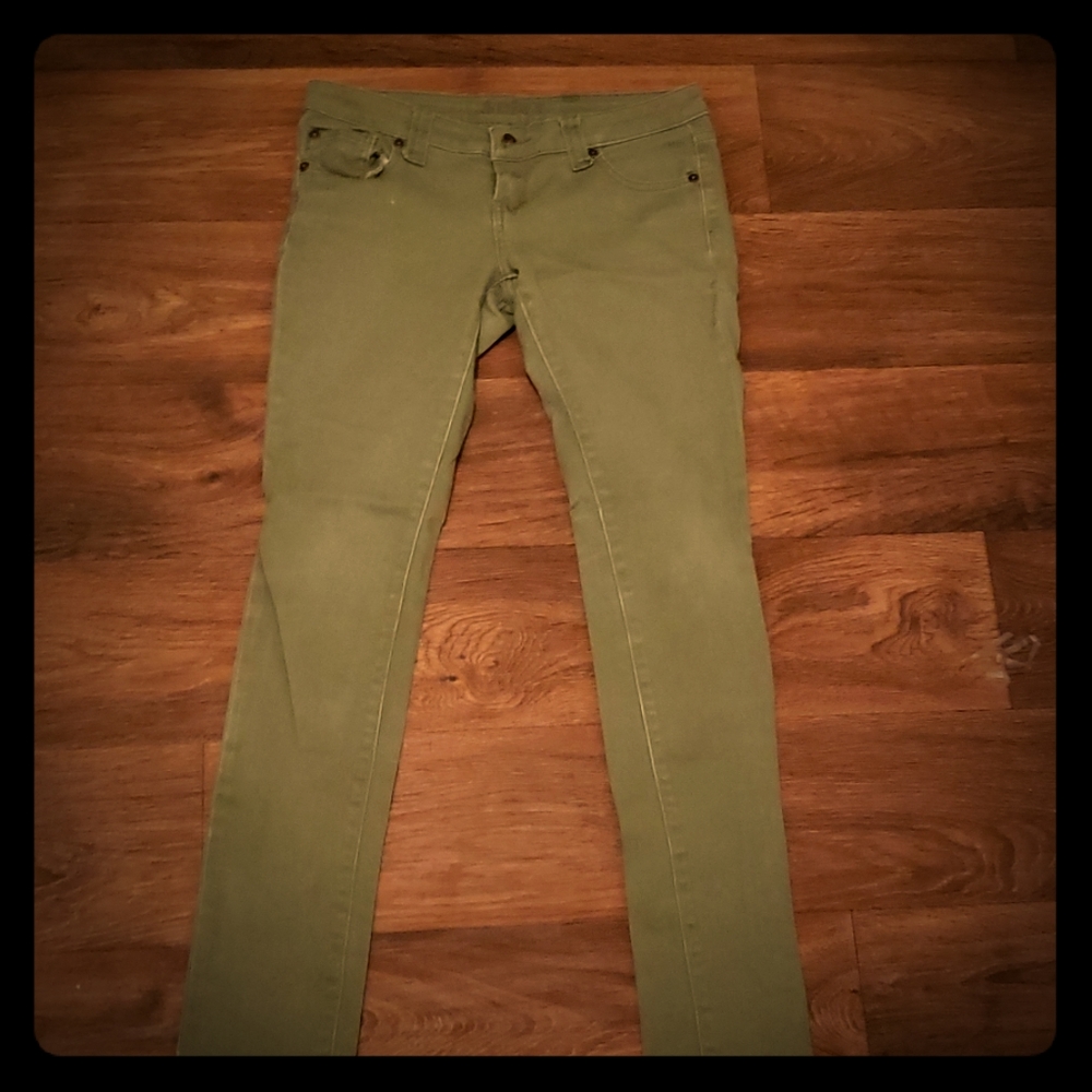 Dark Green Jeans
